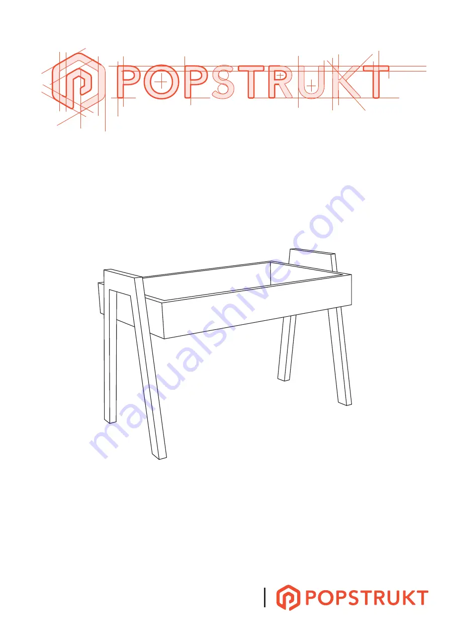 popstrukt Vienna Side Table Assembly Instructions Manual Download Page 1