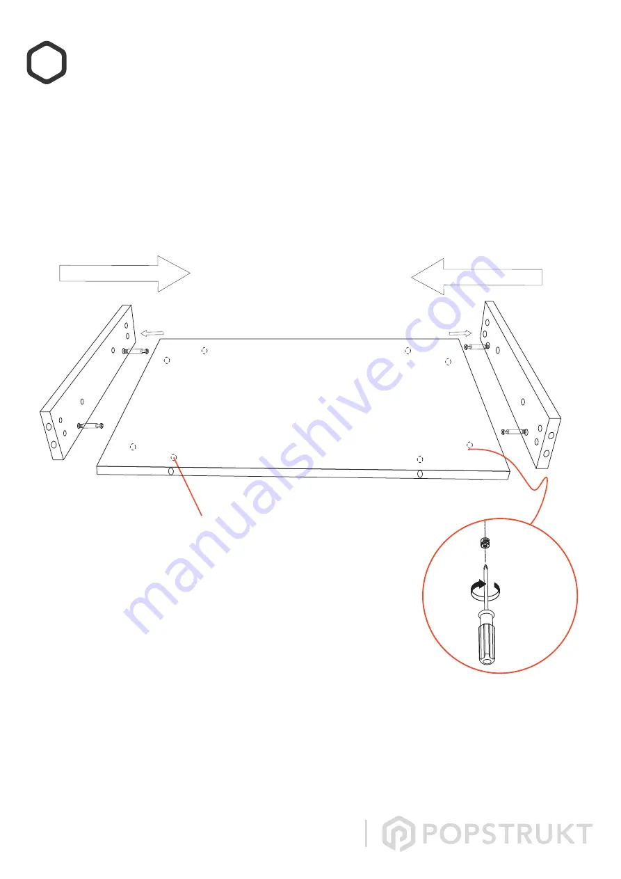 popstrukt Vienna Side Table Assembly Instructions Manual Download Page 4