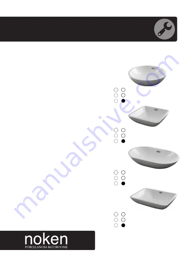 Porcelanosa Noken Forma 100214310 N350798850 Installation Instructions Manual Download Page 1