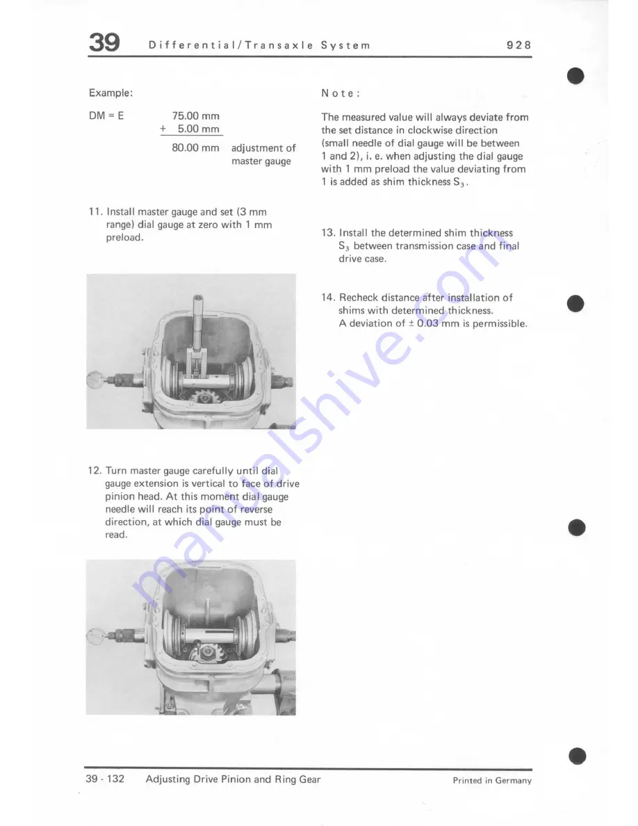 Porsche 1986 928 Workshop Manual Download Page 205