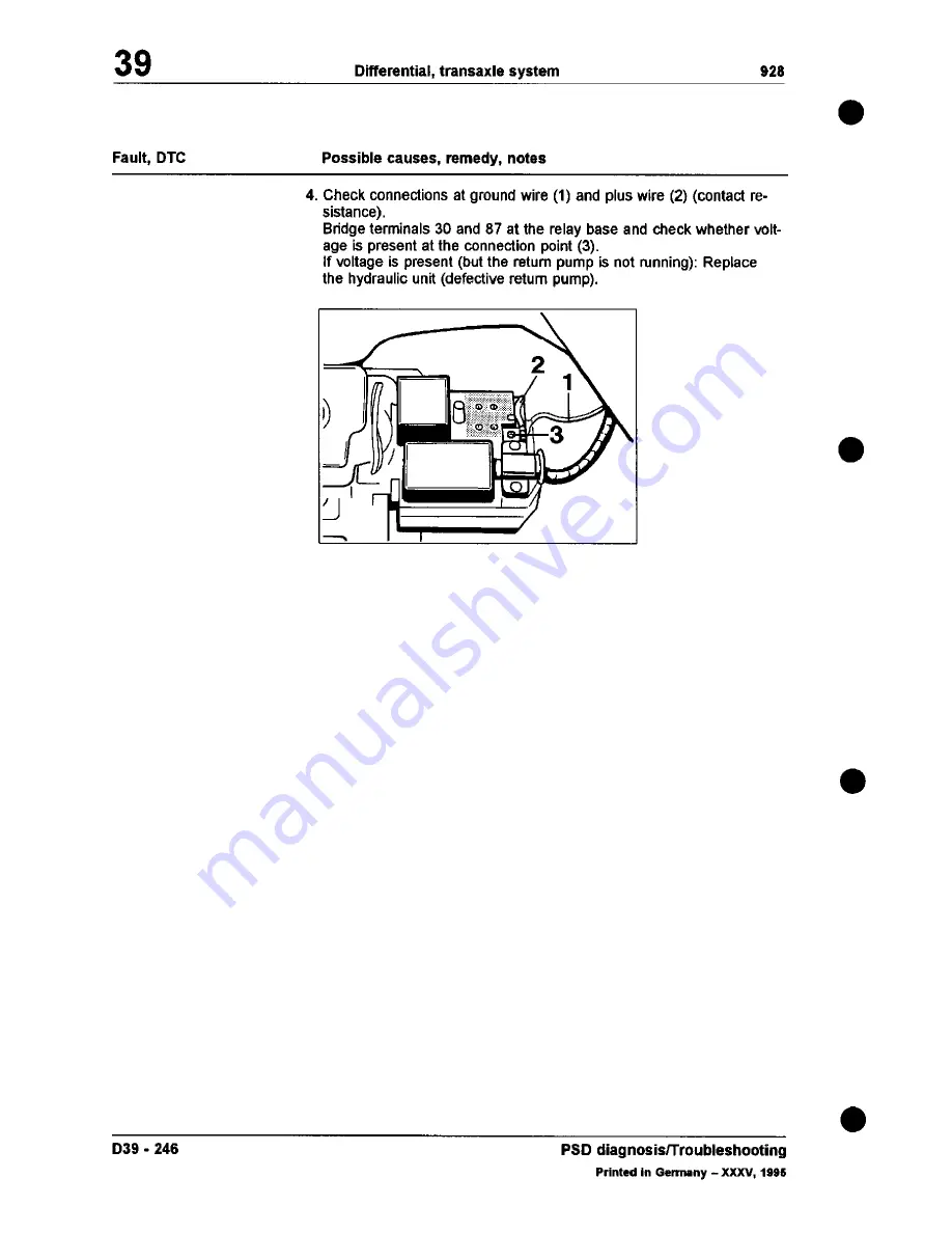 Porsche 1986 928 Workshop Manual Download Page 264