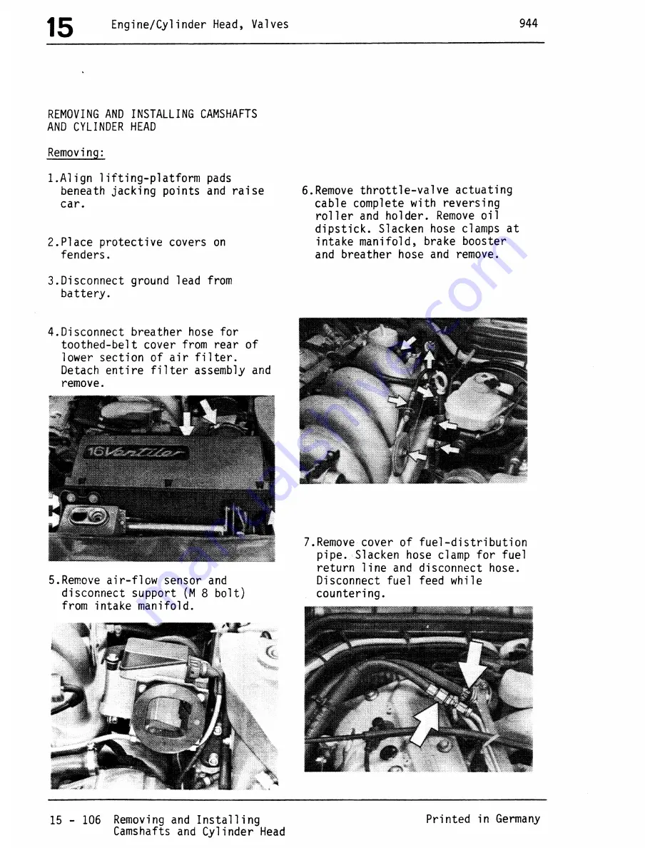 Porsche 1987 994 S Скачать руководство пользователя страница 69