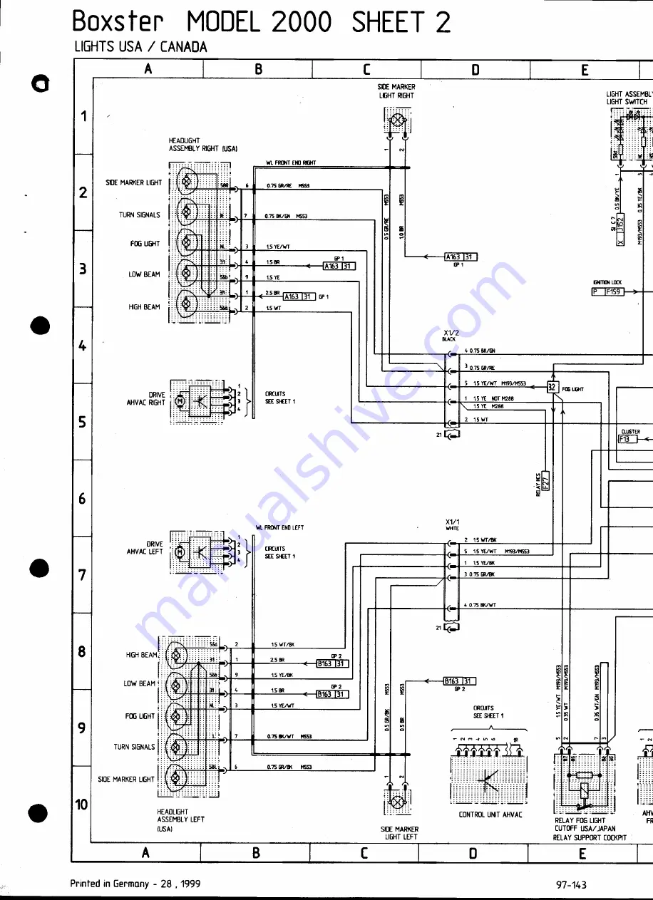 Porsche 2000 Boxter 986 Скачать руководство пользователя страница 13