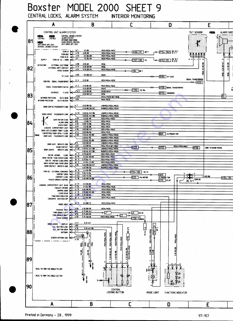 Porsche 2000 Boxter 986 Technical Manual Download Page 34