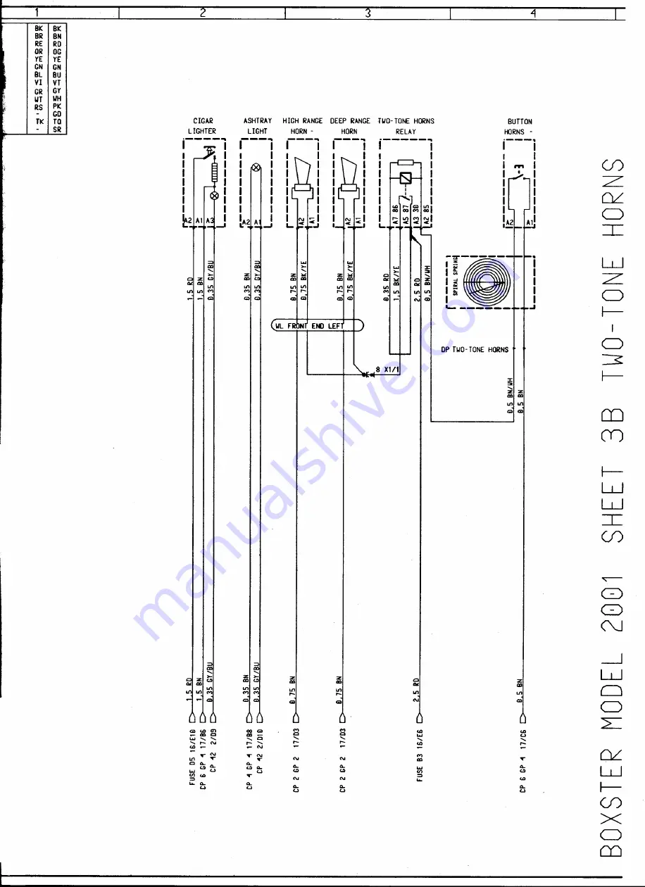 Porsche 2000 Boxter 986 Technical Manual Download Page 107