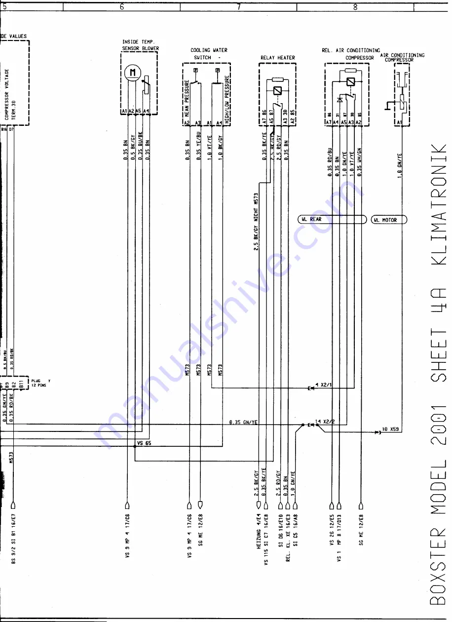 Porsche 2000 Boxter 986 Technical Manual Download Page 112