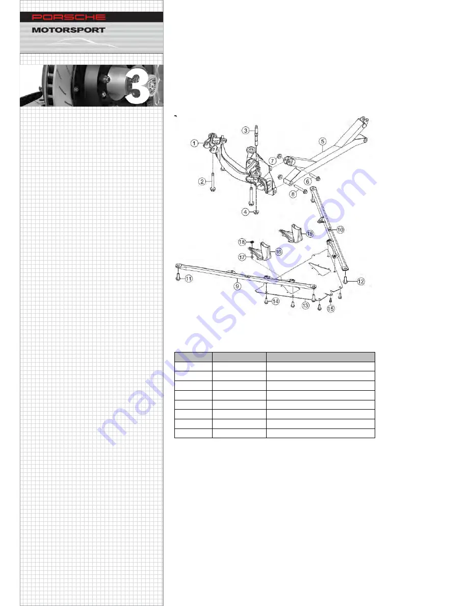 Porsche 2015 911 GT3 Cup Technical Manual Download Page 153