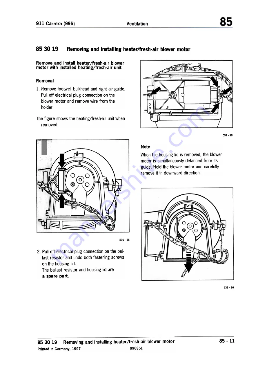 Porsche 911 CARRERA - 1999 Скачать руководство пользователя страница 17