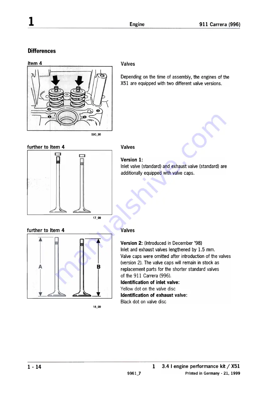 Porsche 911 CARRERA - 2001 Technical Manual Download Page 24