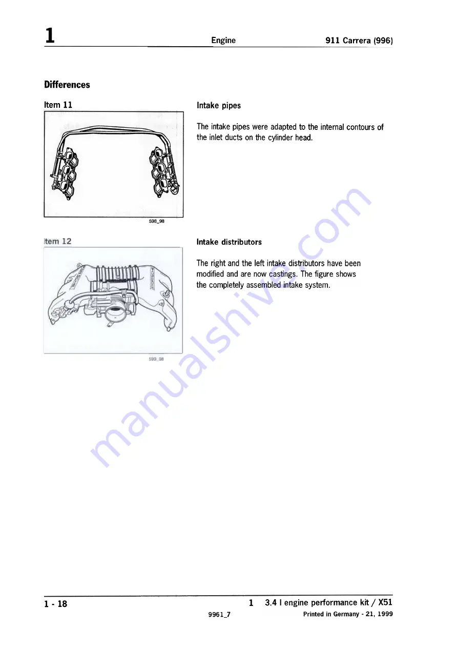 Porsche 911 CARRERA - 2001 Technical Manual Download Page 28