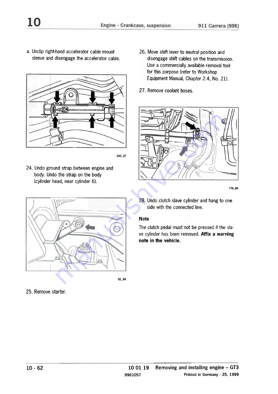 Porsche 911 CARRERA - 2001 Technical Manual Download Page 94