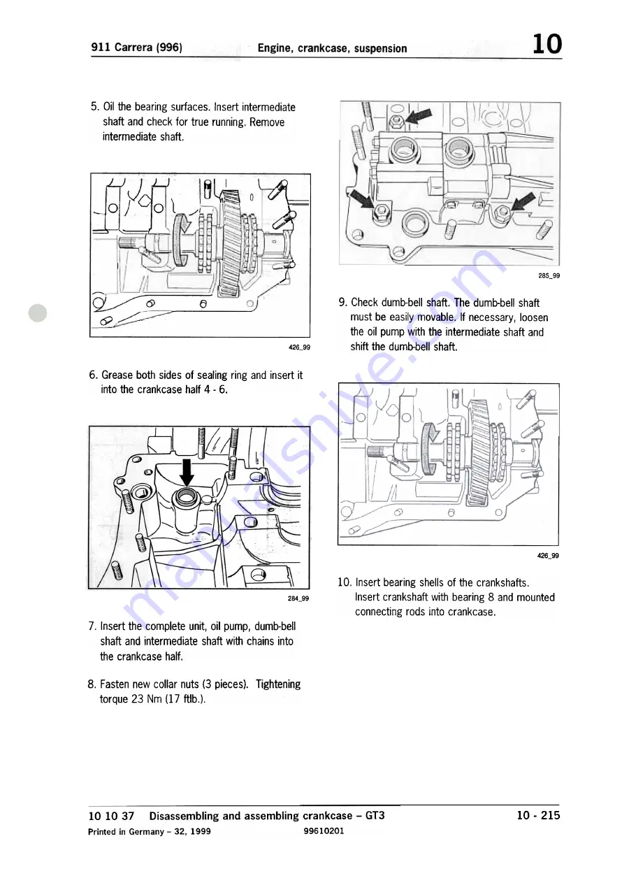 Porsche 911 CARRERA - 2001 Technical Manual Download Page 131