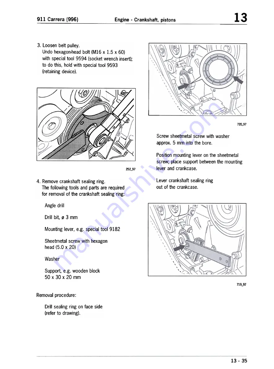 Porsche 911 CARRERA - 2001 Скачать руководство пользователя страница 178