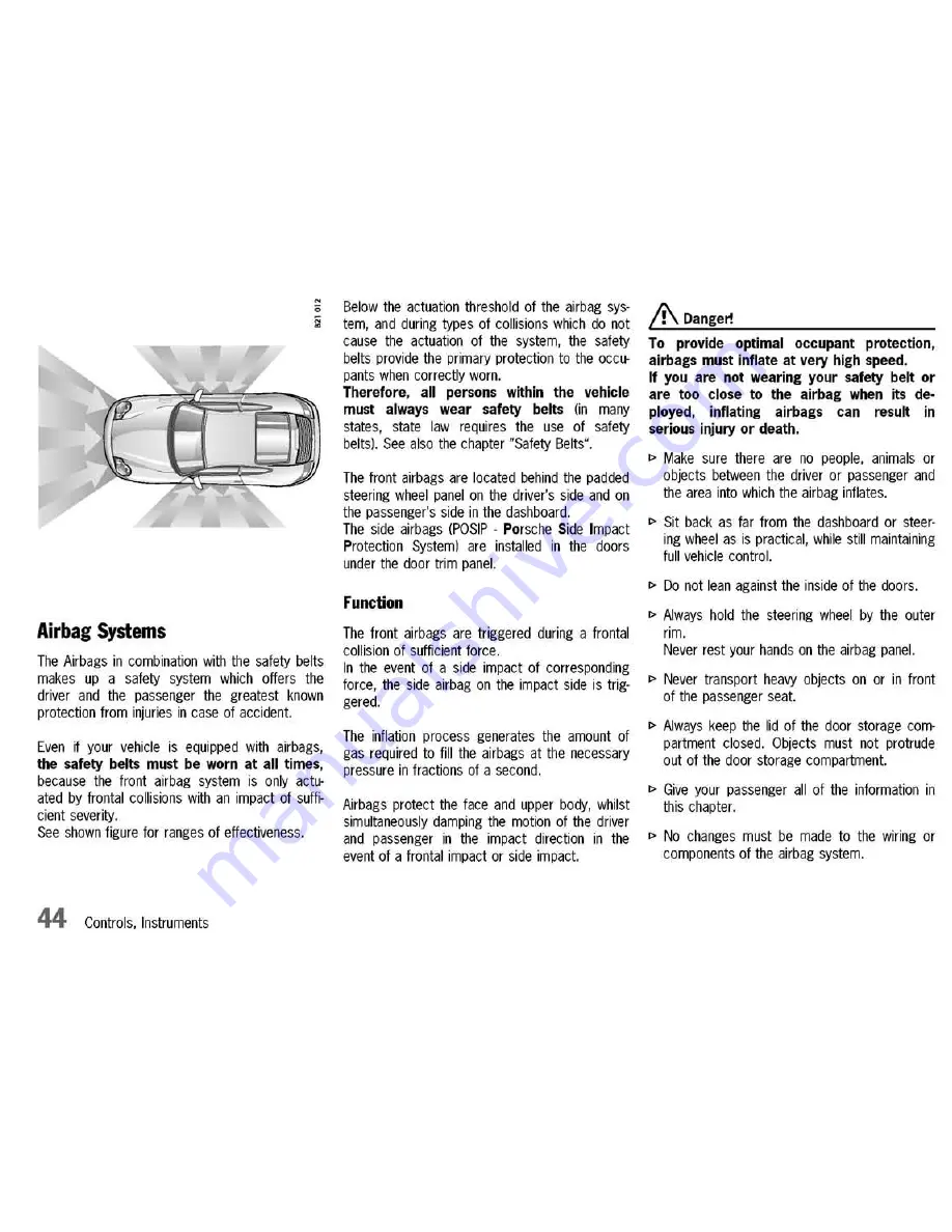 Porsche 911 CARRERA - 2003 Manual Download Page 44