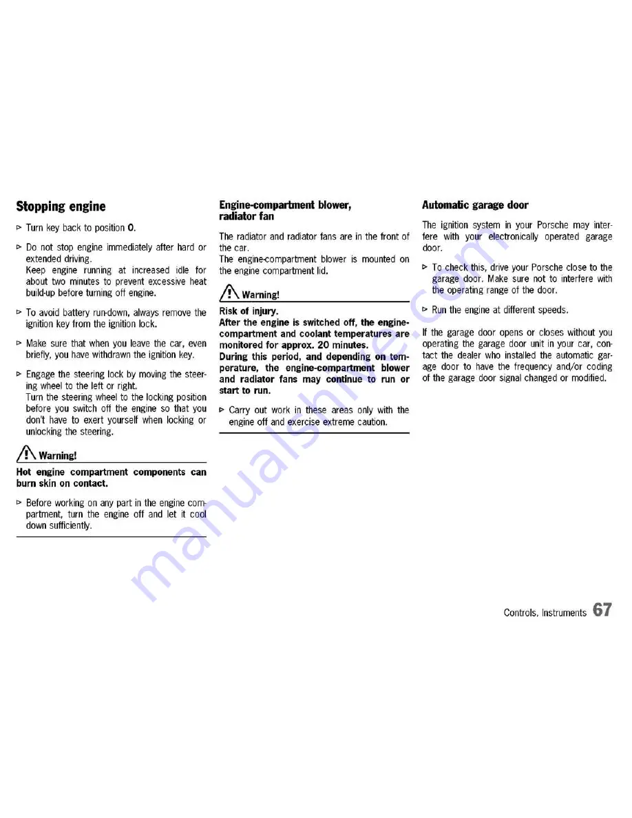 Porsche 911 CARRERA - 2003 Manual Download Page 67