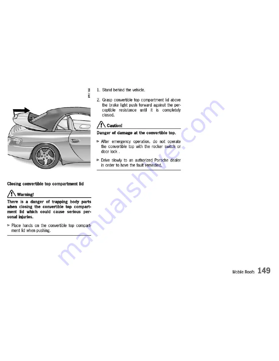 Porsche 911 CARRERA - 2003 Скачать руководство пользователя страница 149