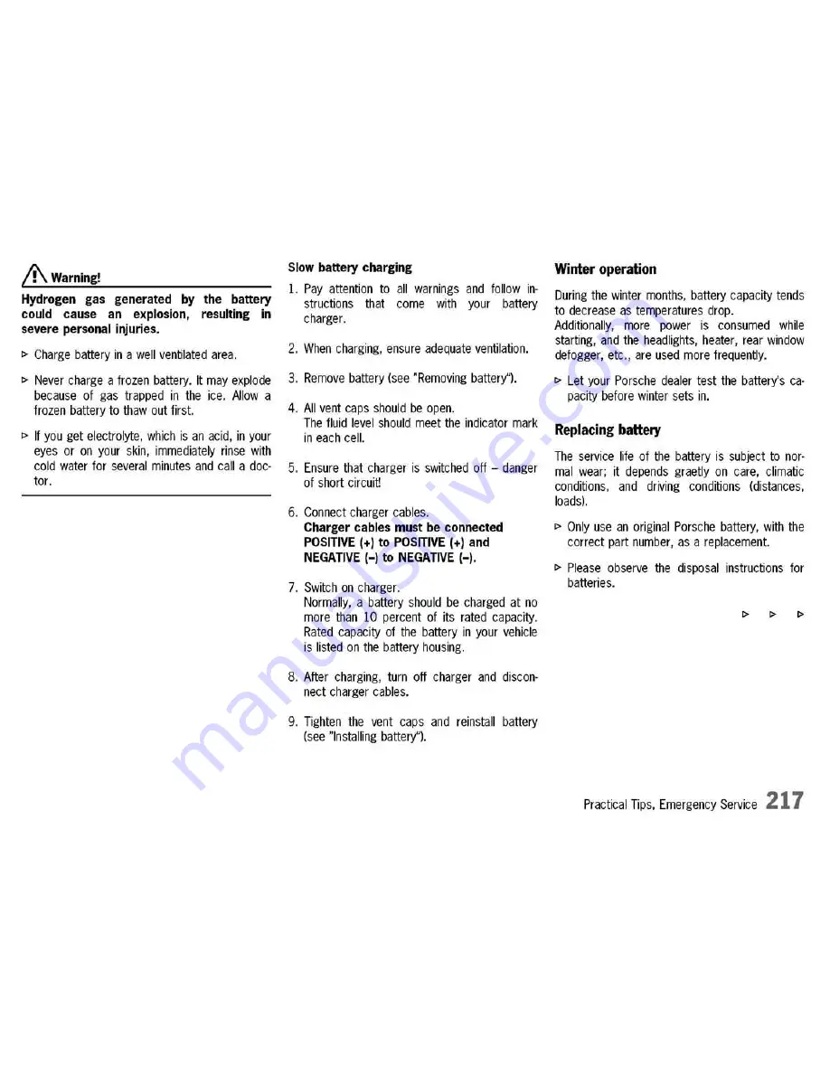 Porsche 911 CARRERA - 2003 Manual Download Page 217