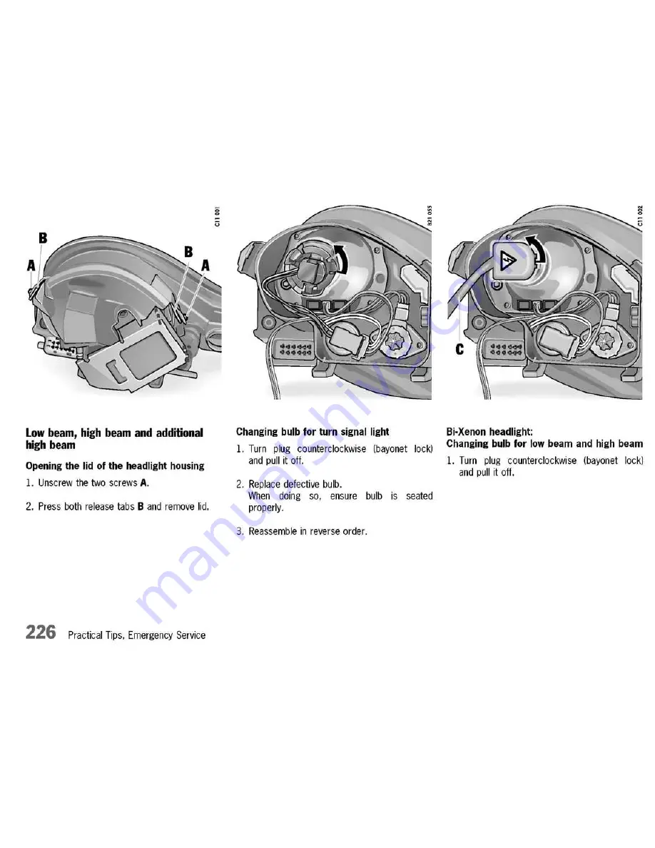 Porsche 911 CARRERA - 2003 Manual Download Page 226