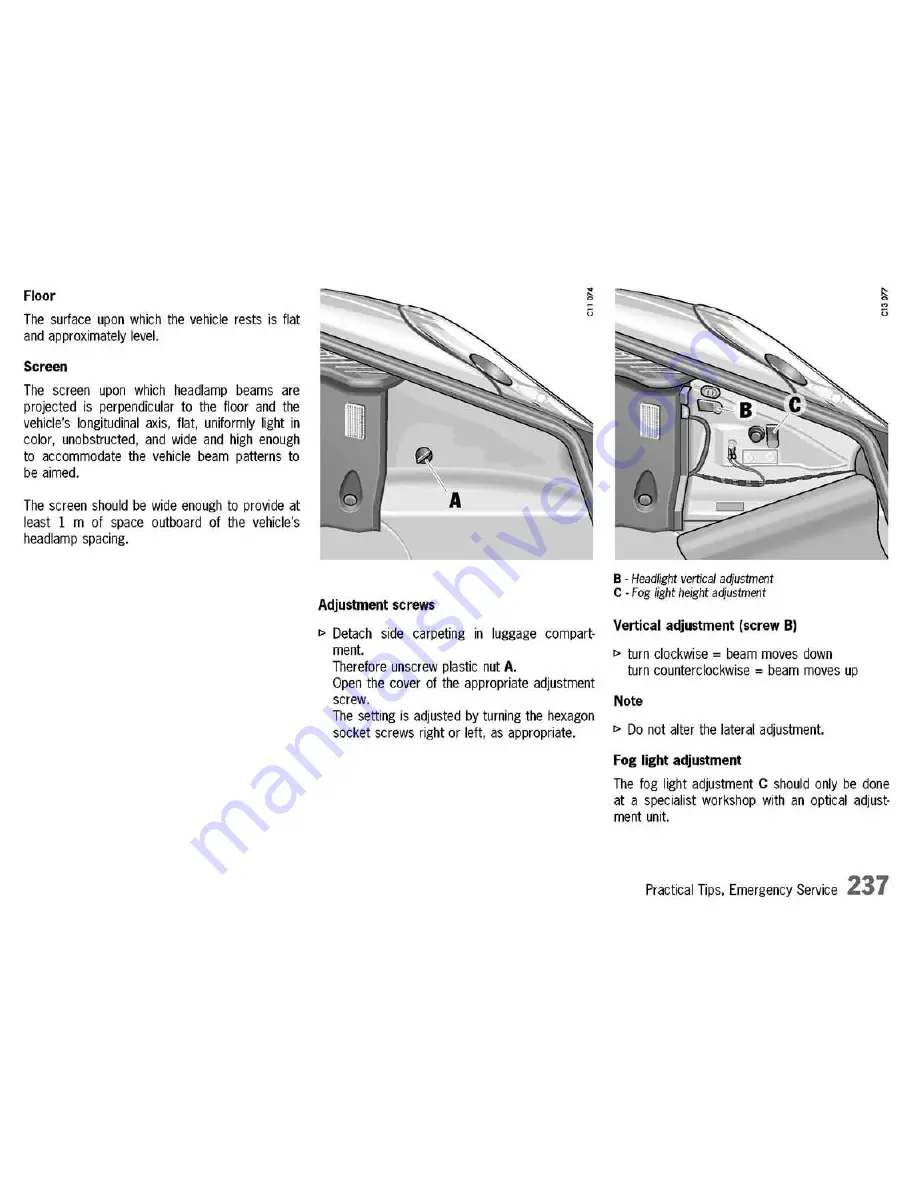 Porsche 911 CARRERA - 2003 Manual Download Page 237