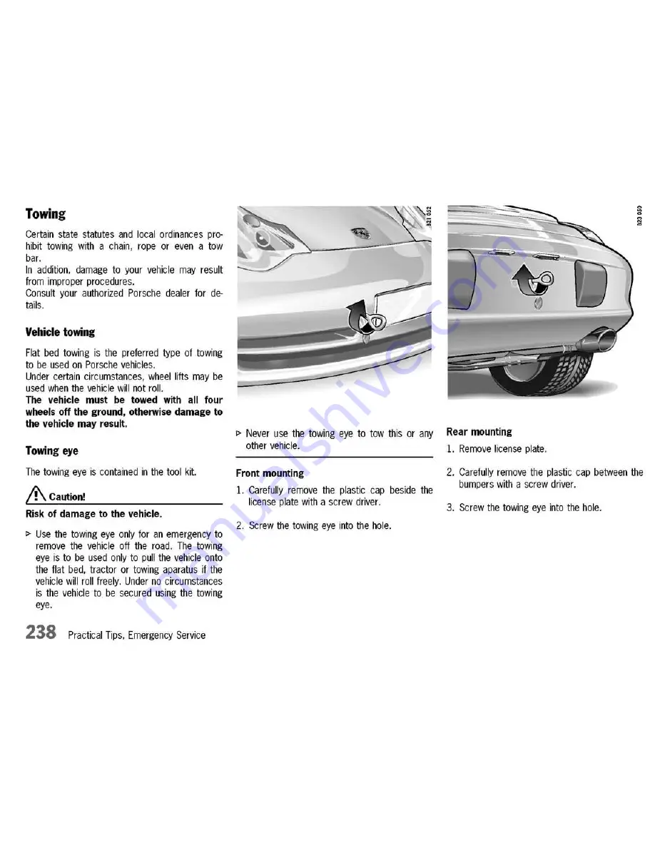 Porsche 911 CARRERA - 2003 Manual Download Page 238