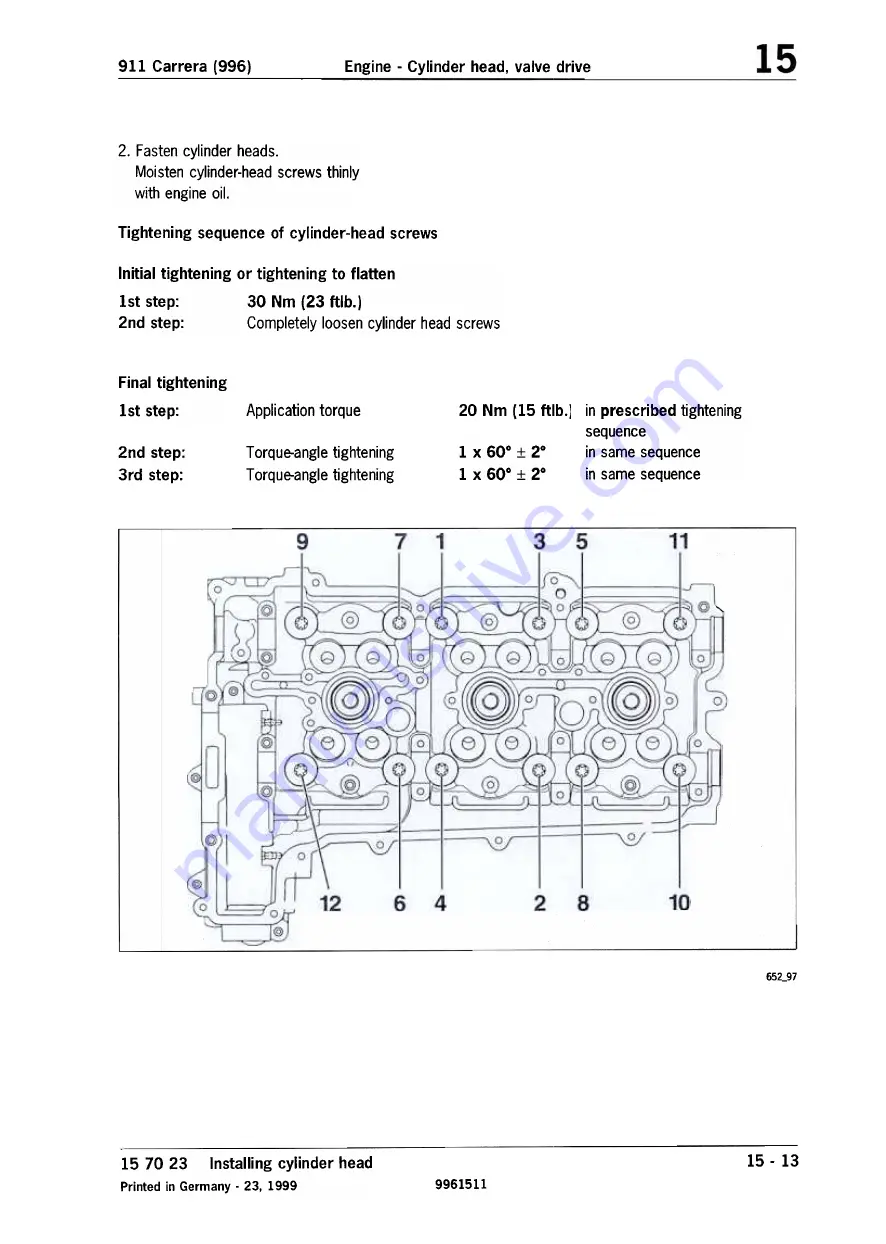 Porsche 911 Carrera (996) Technical Manual Download Page 19