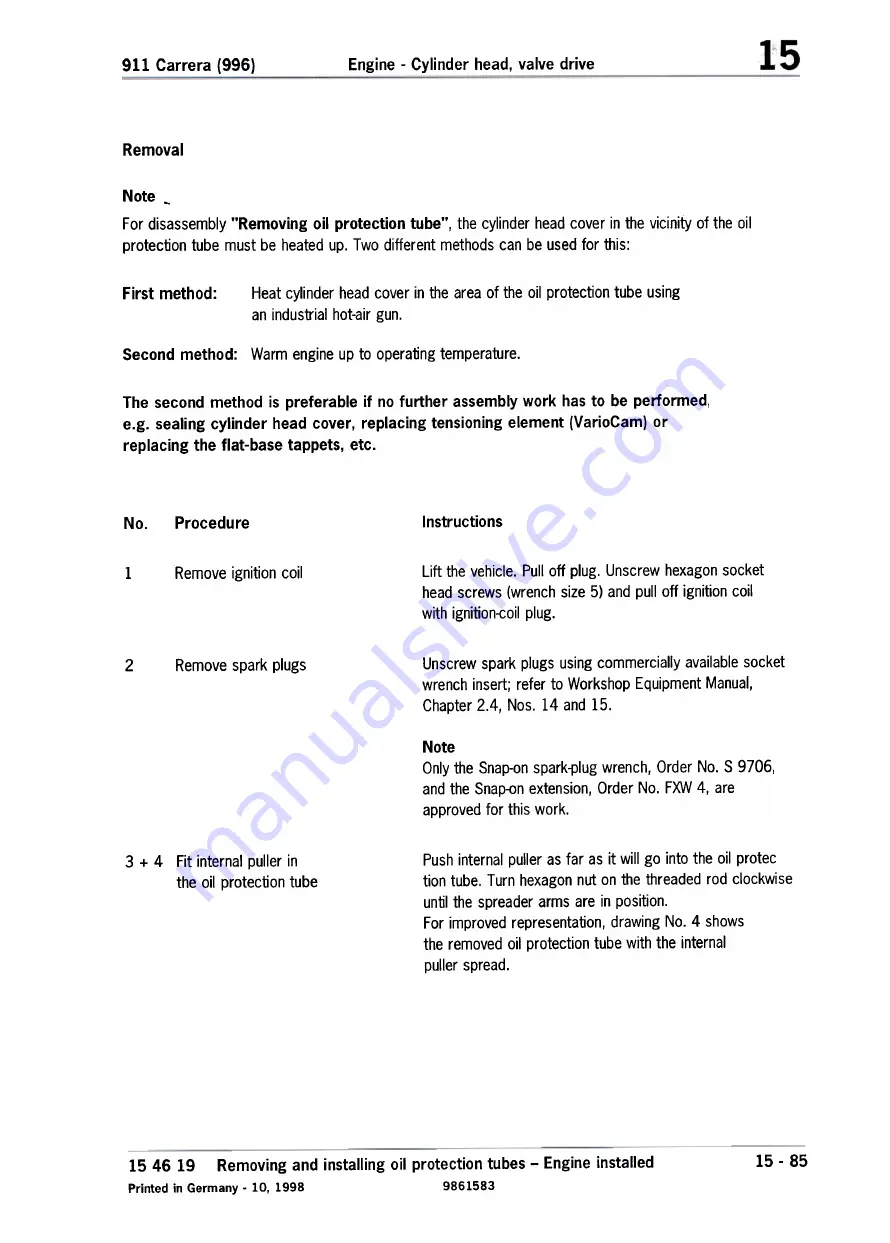 Porsche 911 Carrera (996) Technical Manual Download Page 81