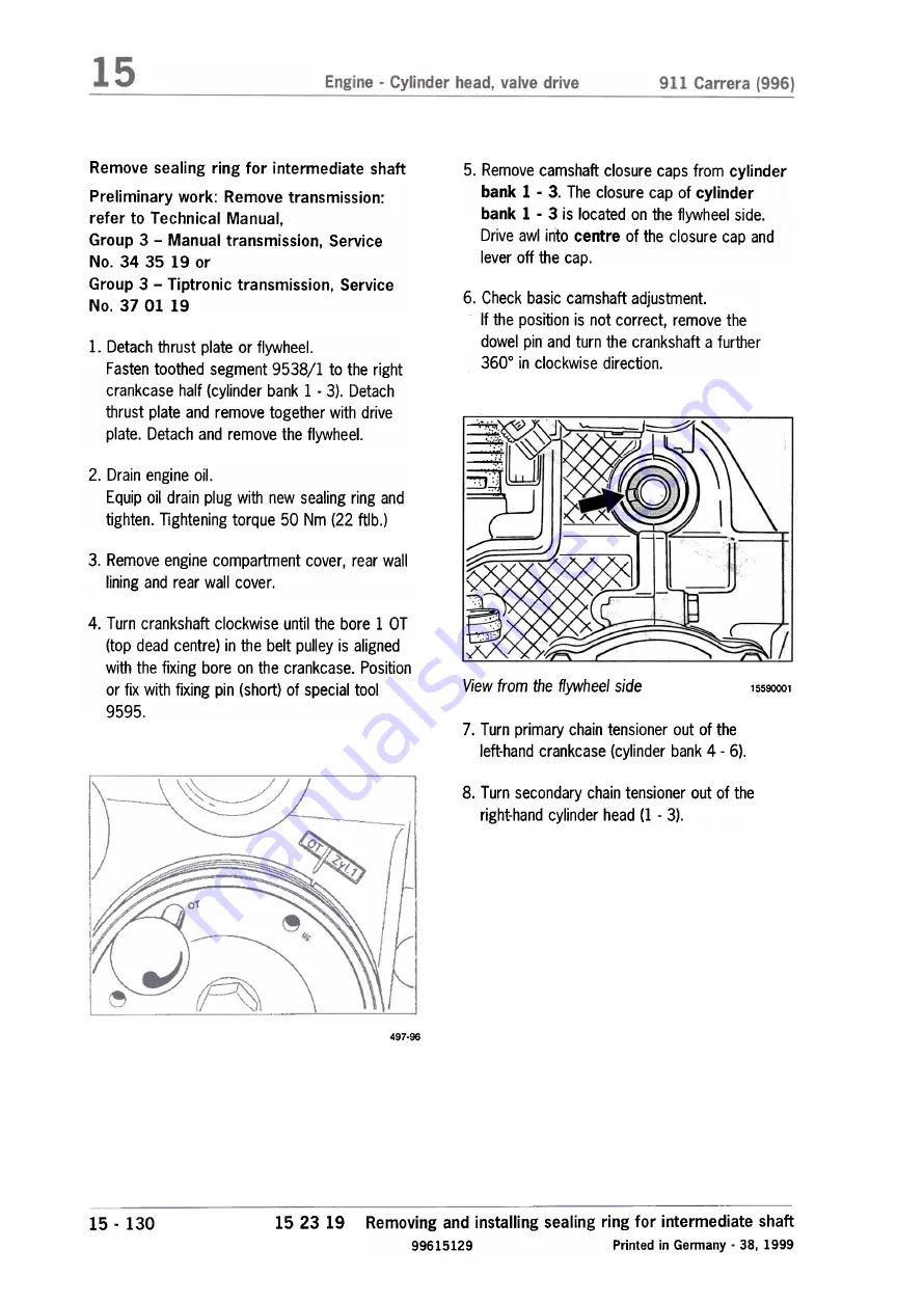 Porsche 911 Carrera (996) Technical Manual Download Page 119