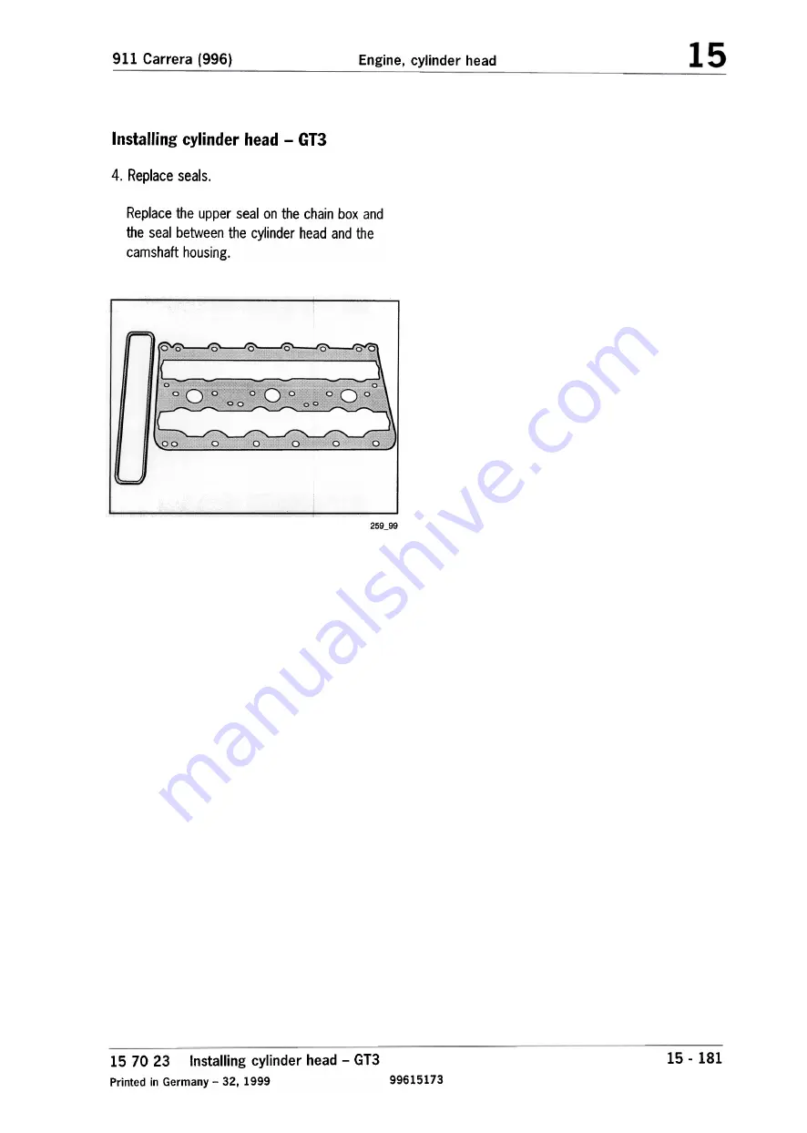 Porsche 911 Carrera (996) Technical Manual Download Page 164