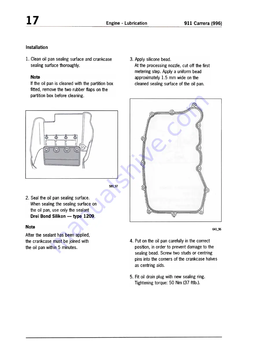 Porsche 911 Carrera (996) Technical Manual Download Page 194