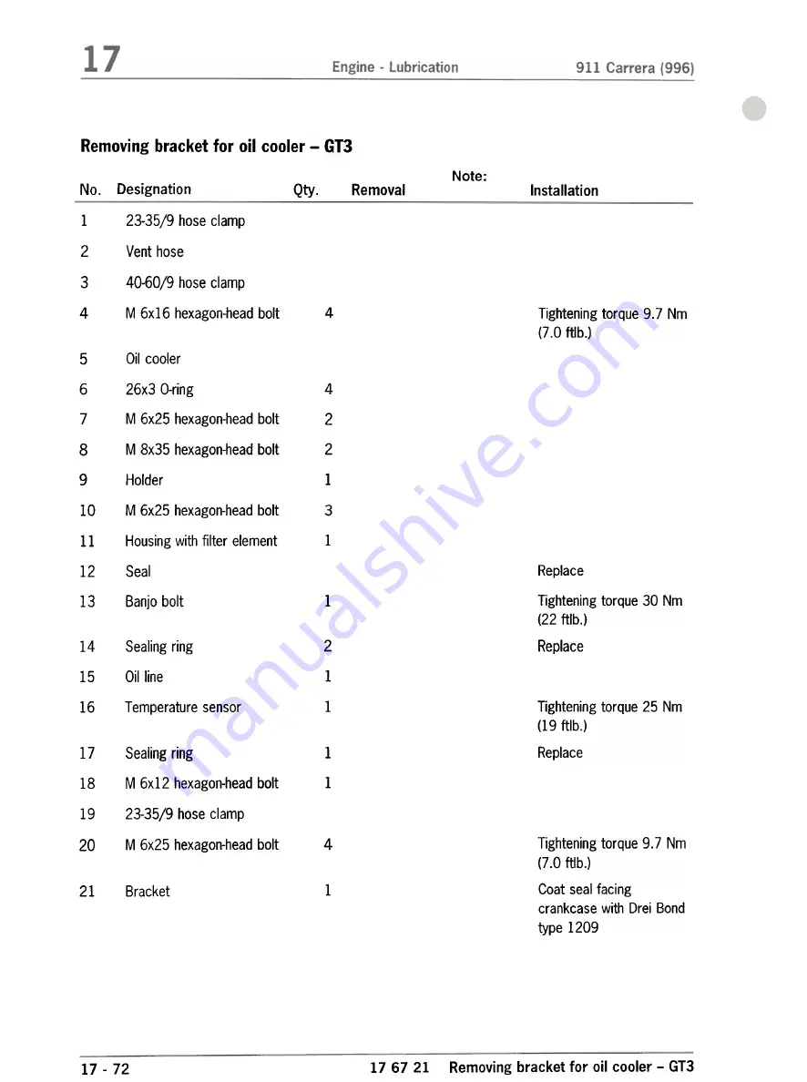 Porsche 911 Carrera (996) Technical Manual Download Page 236