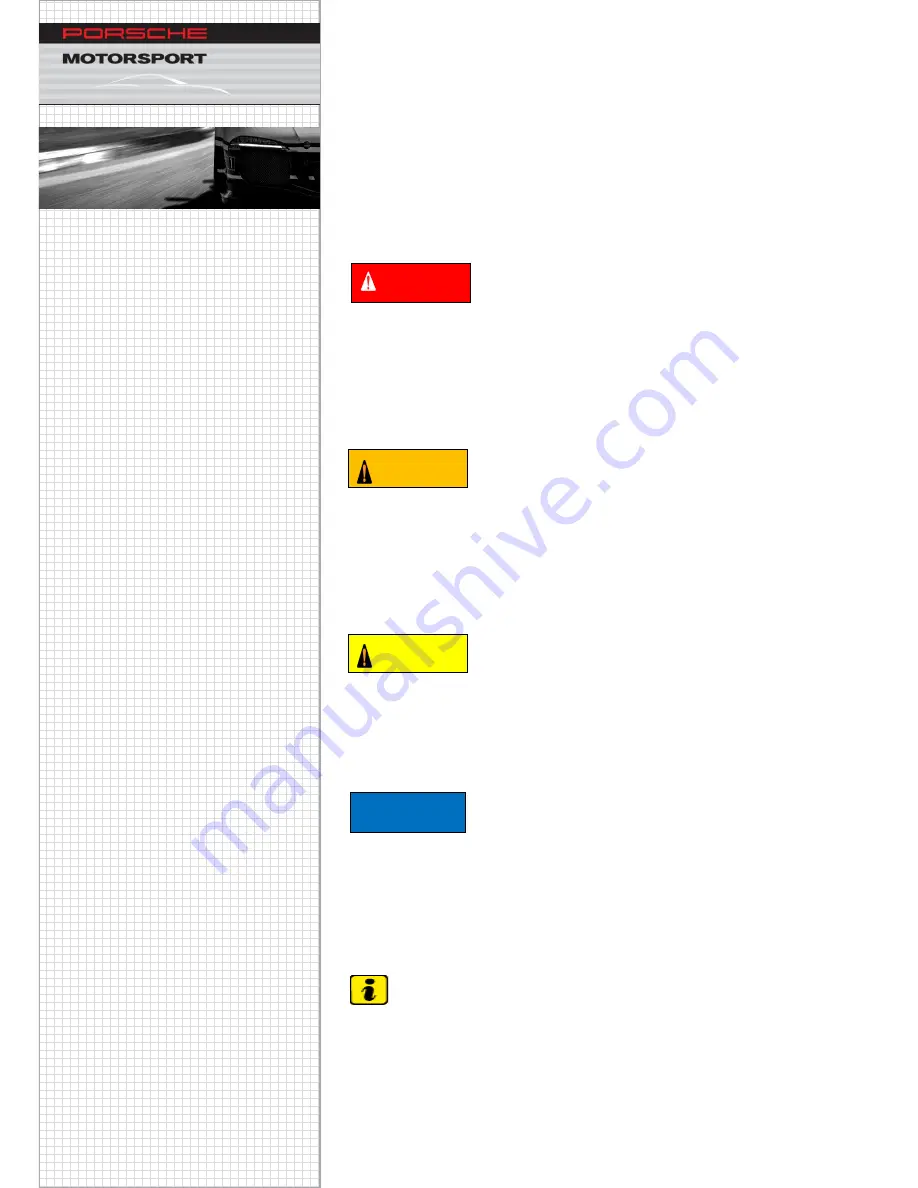 Porsche 911 GT3 Cup 2018 Techical Manual Download Page 5