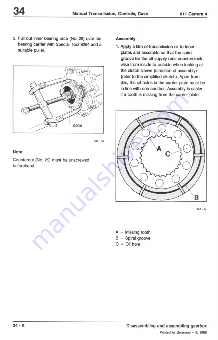 Porsche 911 - VOLUME 2 TRANSMISSION Скачать руководство пользователя страница 26