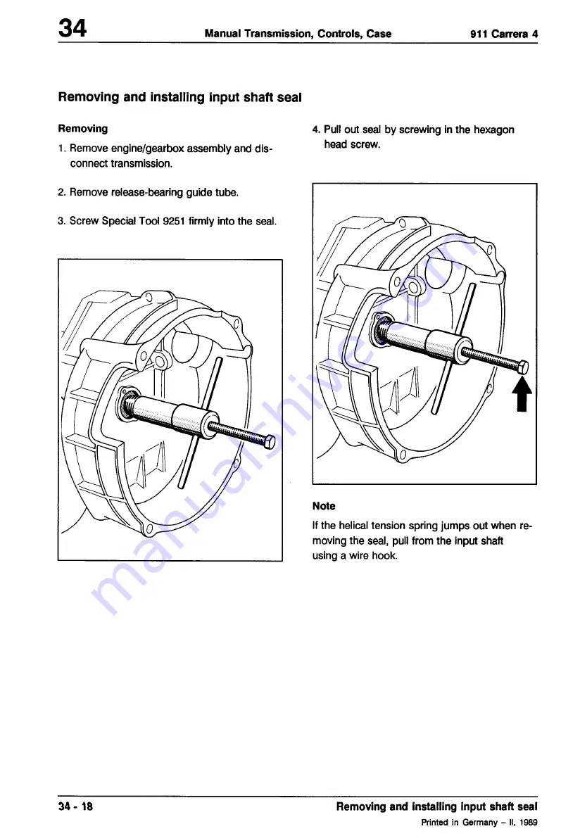 Porsche 911 - VOLUME 2 TRANSMISSION Скачать руководство пользователя страница 41