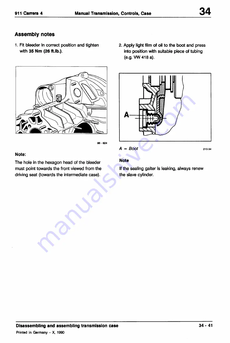 Porsche 911 - VOLUME 2 TRANSMISSION Скачать руководство пользователя страница 63