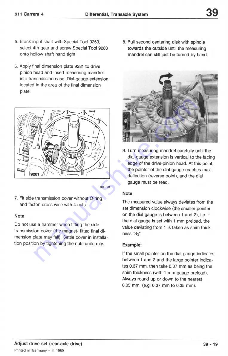 Porsche 911 - VOLUME 2 TRANSMISSION Скачать руководство пользователя страница 113