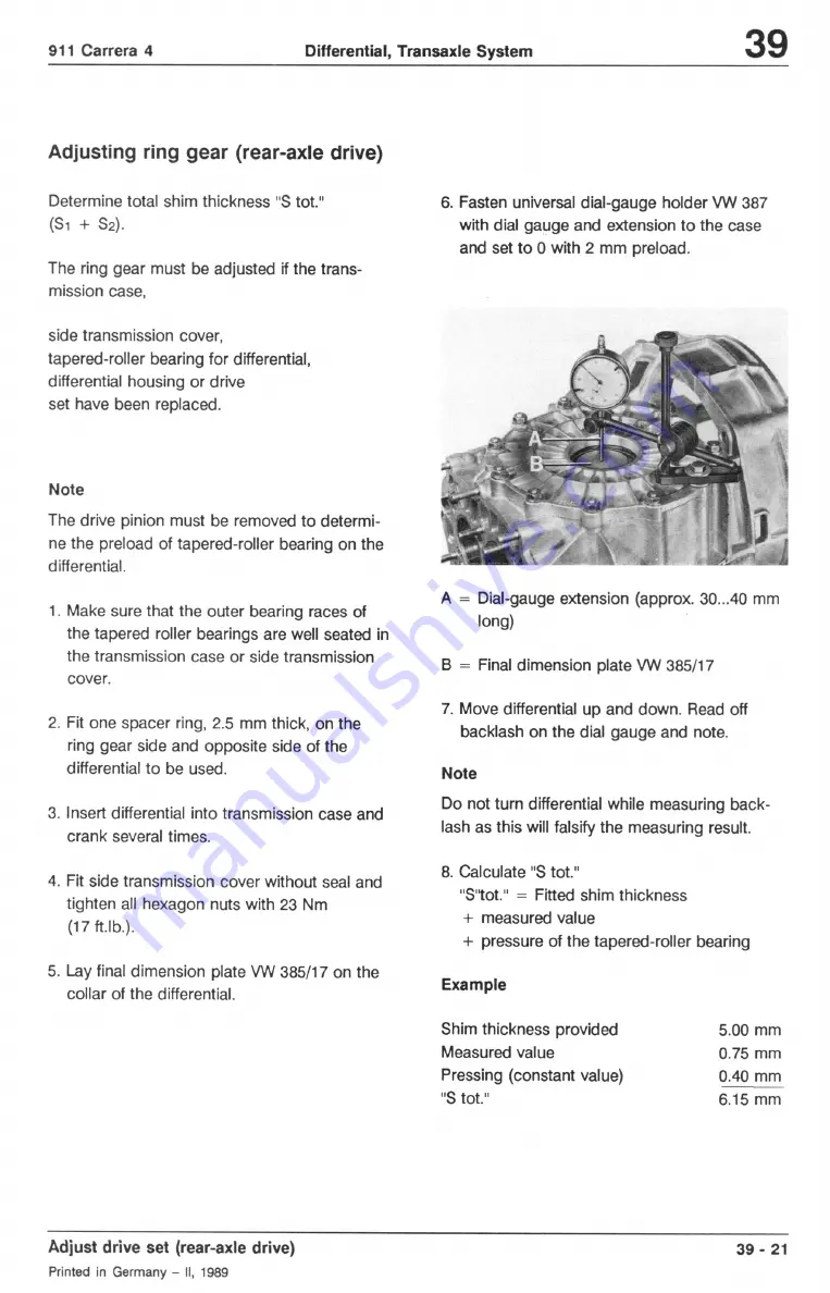 Porsche 911 - VOLUME 2 TRANSMISSION Скачать руководство пользователя страница 115