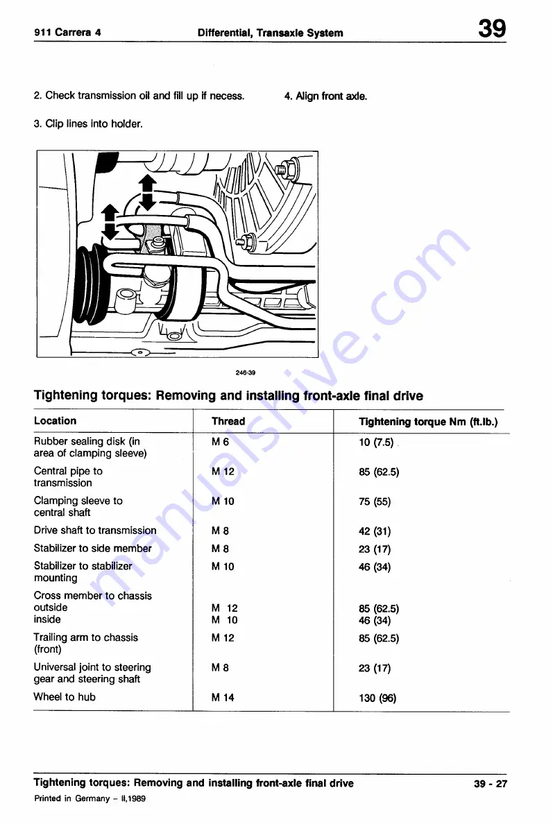 Porsche 911 - VOLUME 2 TRANSMISSION Скачать руководство пользователя страница 121