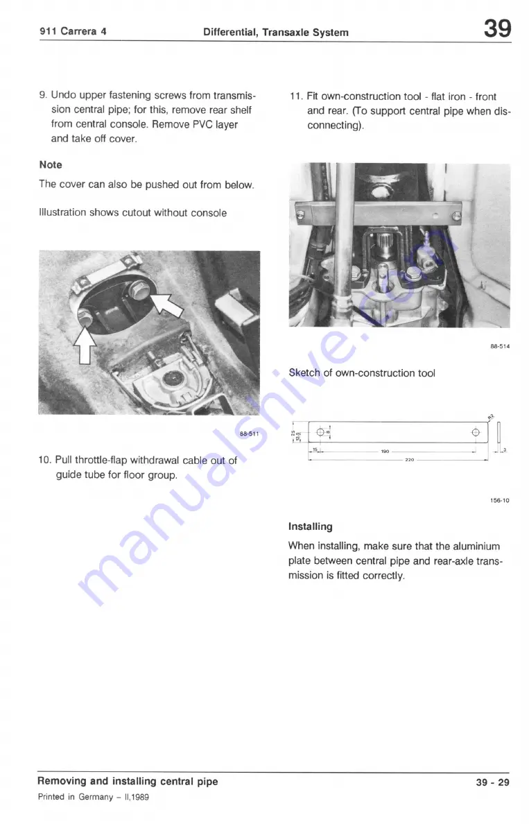 Porsche 911 - VOLUME 2 TRANSMISSION Скачать руководство пользователя страница 123