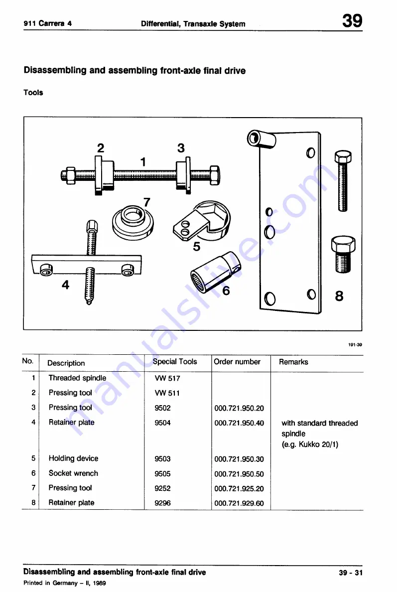 Porsche 911 - VOLUME 2 TRANSMISSION Скачать руководство пользователя страница 124