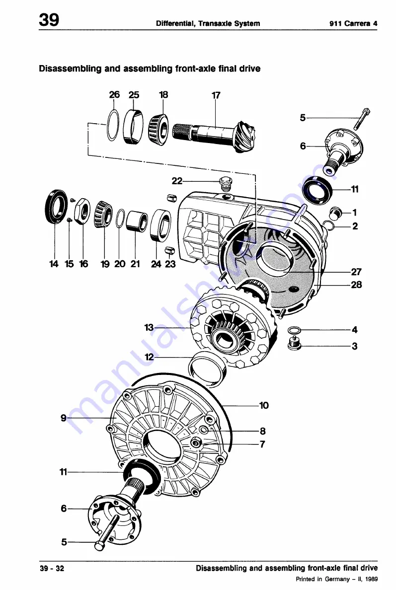 Porsche 911 - VOLUME 2 TRANSMISSION Скачать руководство пользователя страница 125