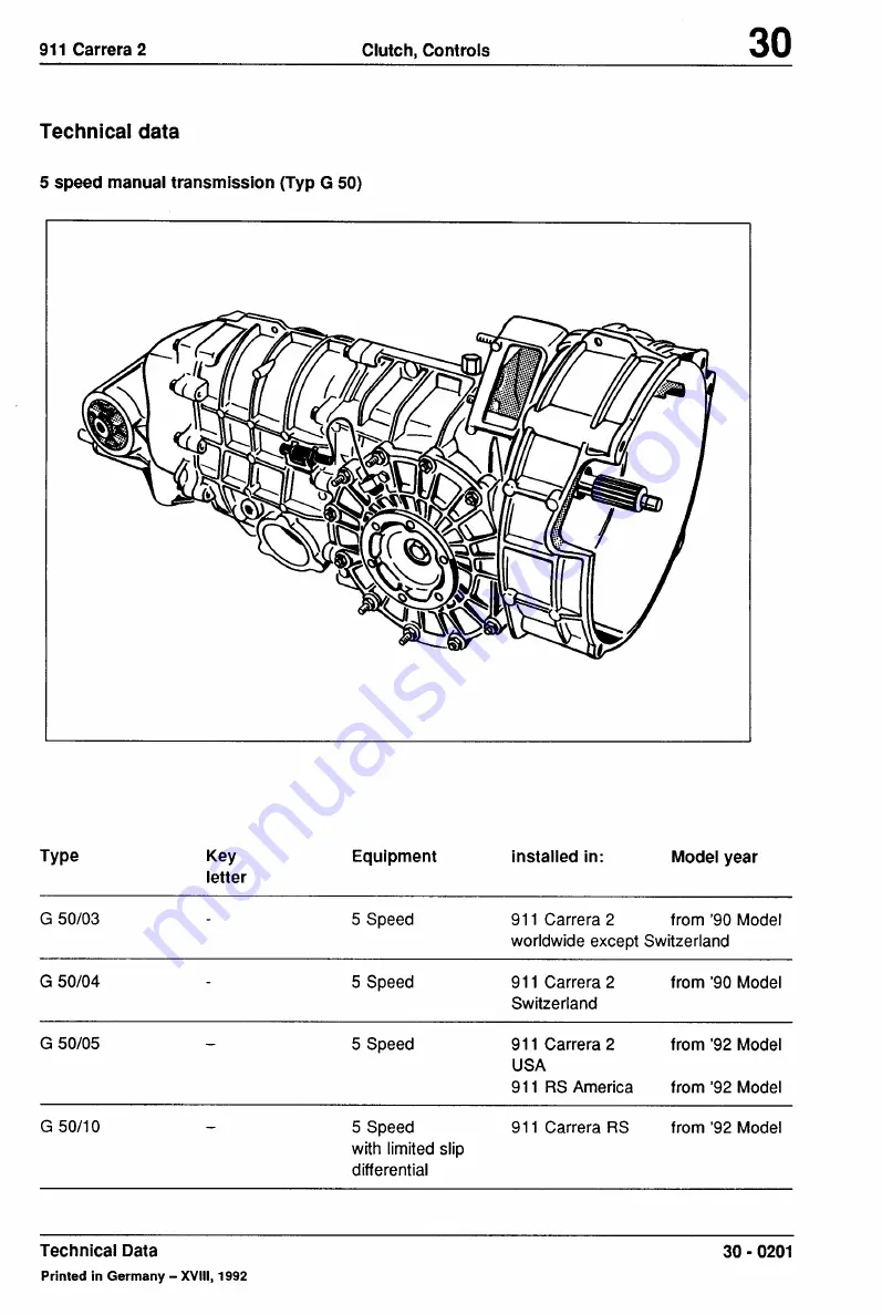 Porsche 911 - VOLUME 2 TRANSMISSION Скачать руководство пользователя страница 150