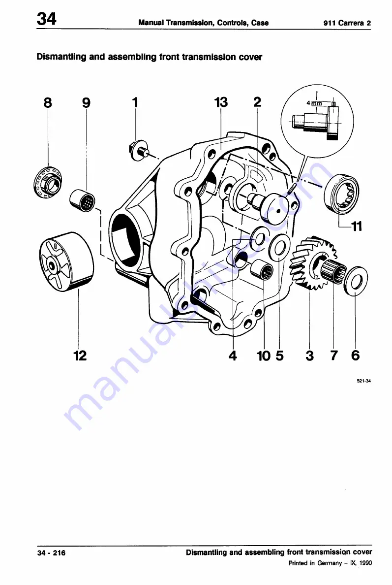 Porsche 911 - VOLUME 2 TRANSMISSION Скачать руководство пользователя страница 170