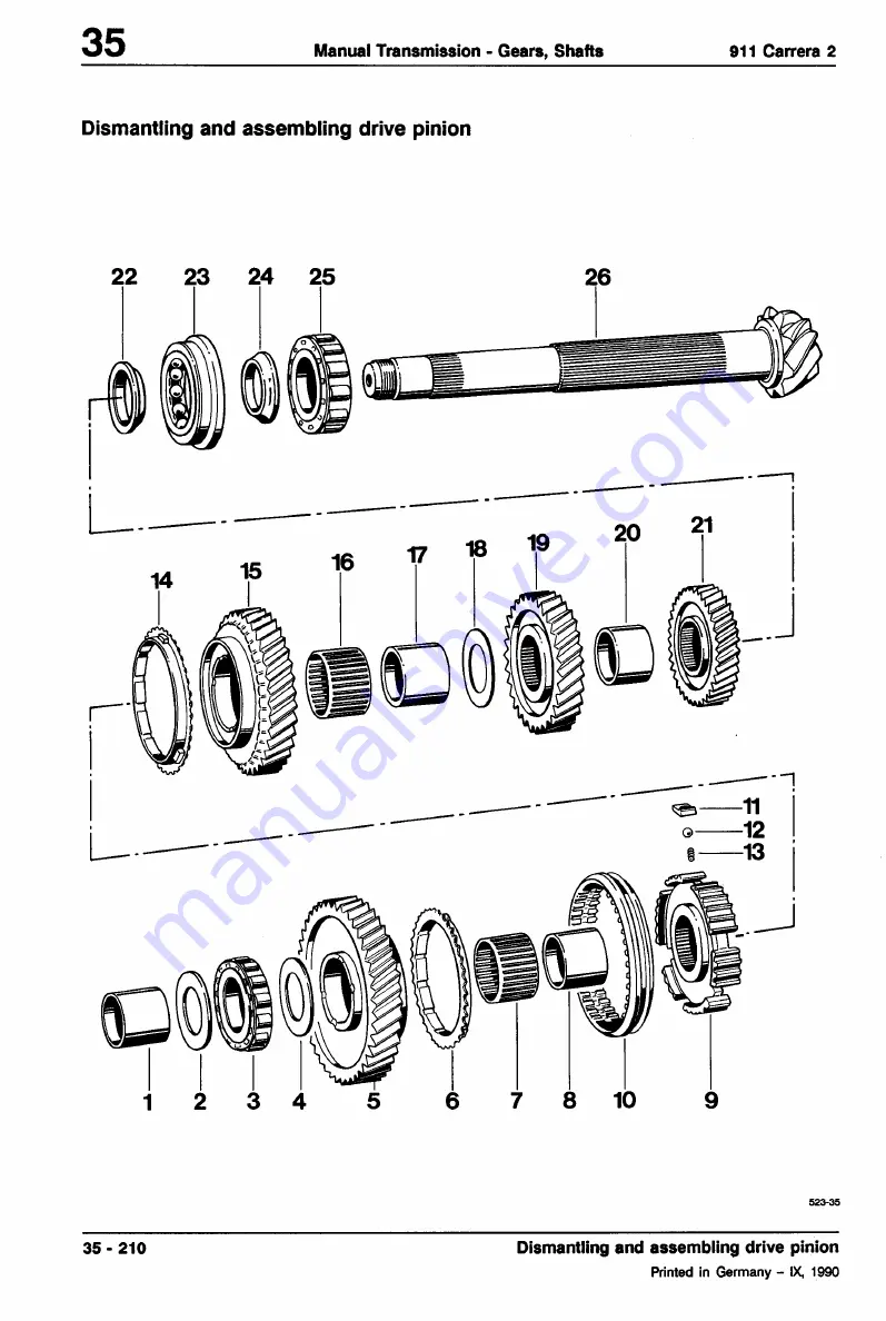 Porsche 911 - VOLUME 2 TRANSMISSION Скачать руководство пользователя страница 188