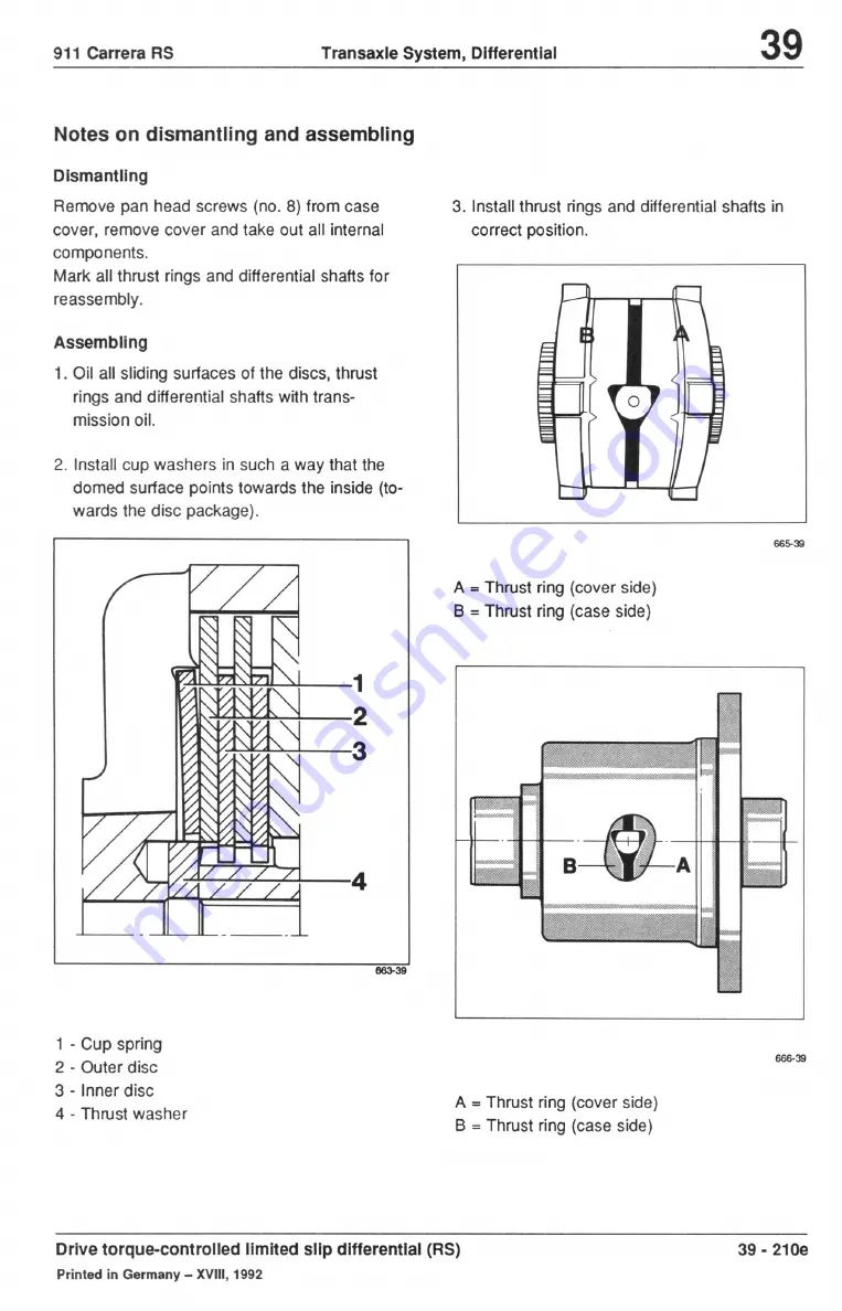 Porsche 911 - VOLUME 2 TRANSMISSION Скачать руководство пользователя страница 207