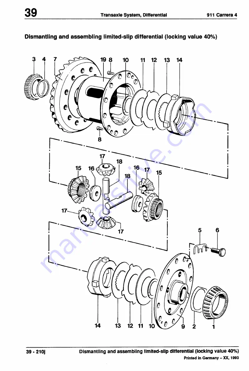 Porsche 911 - VOLUME 2 TRANSMISSION Скачать руководство пользователя страница 212