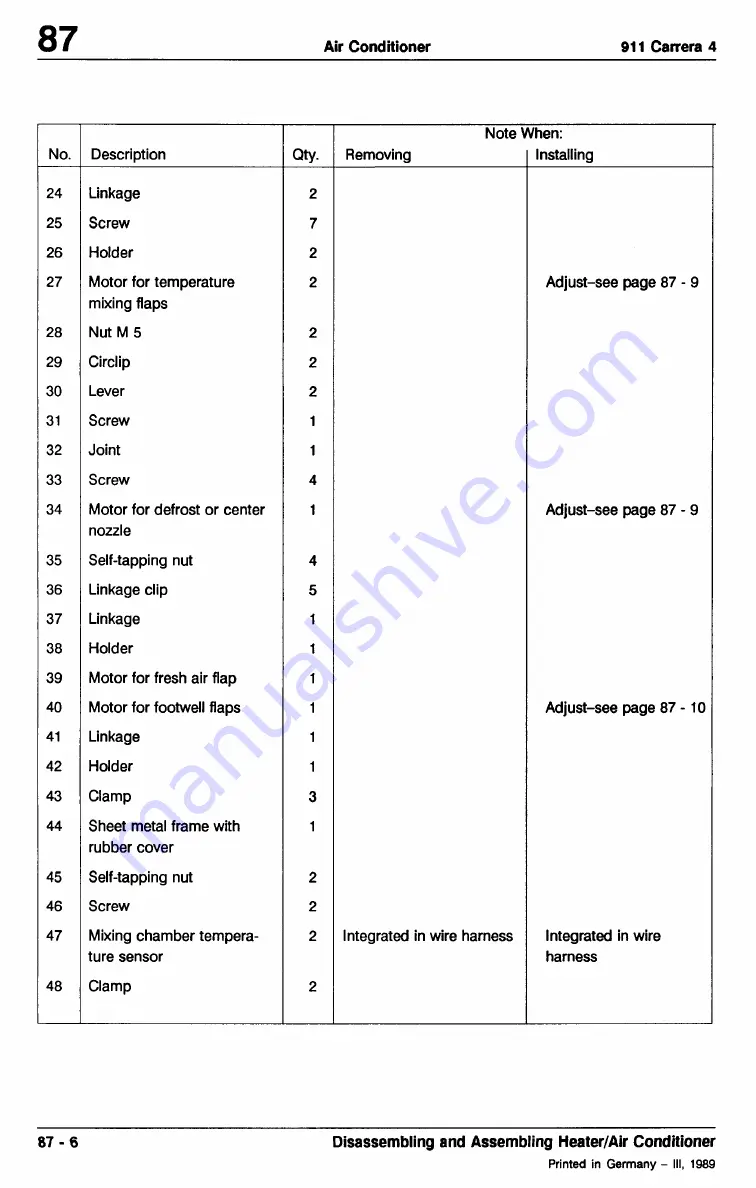 Porsche 911 - VOLUME 6 HEATING VENTILATION AIR CONDITION ELECTRICS Скачать руководство пользователя страница 9