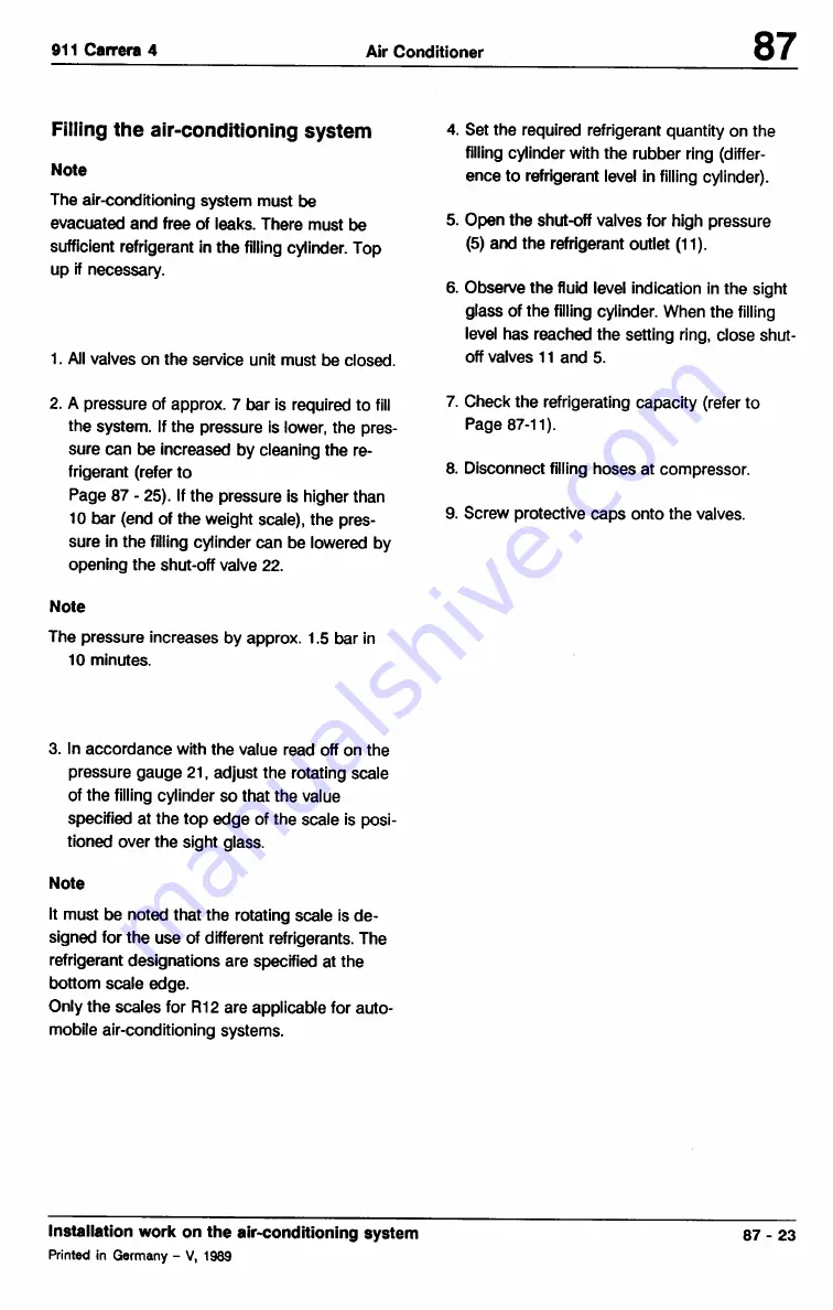 Porsche 911 - VOLUME 6 HEATING VENTILATION AIR CONDITION ELECTRICS Скачать руководство пользователя страница 25