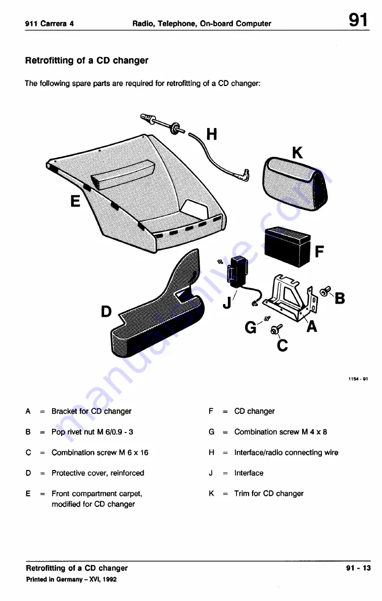 Porsche 911 - VOLUME 6 HEATING VENTILATION AIR CONDITION ELECTRICS Скачать руководство пользователя страница 53