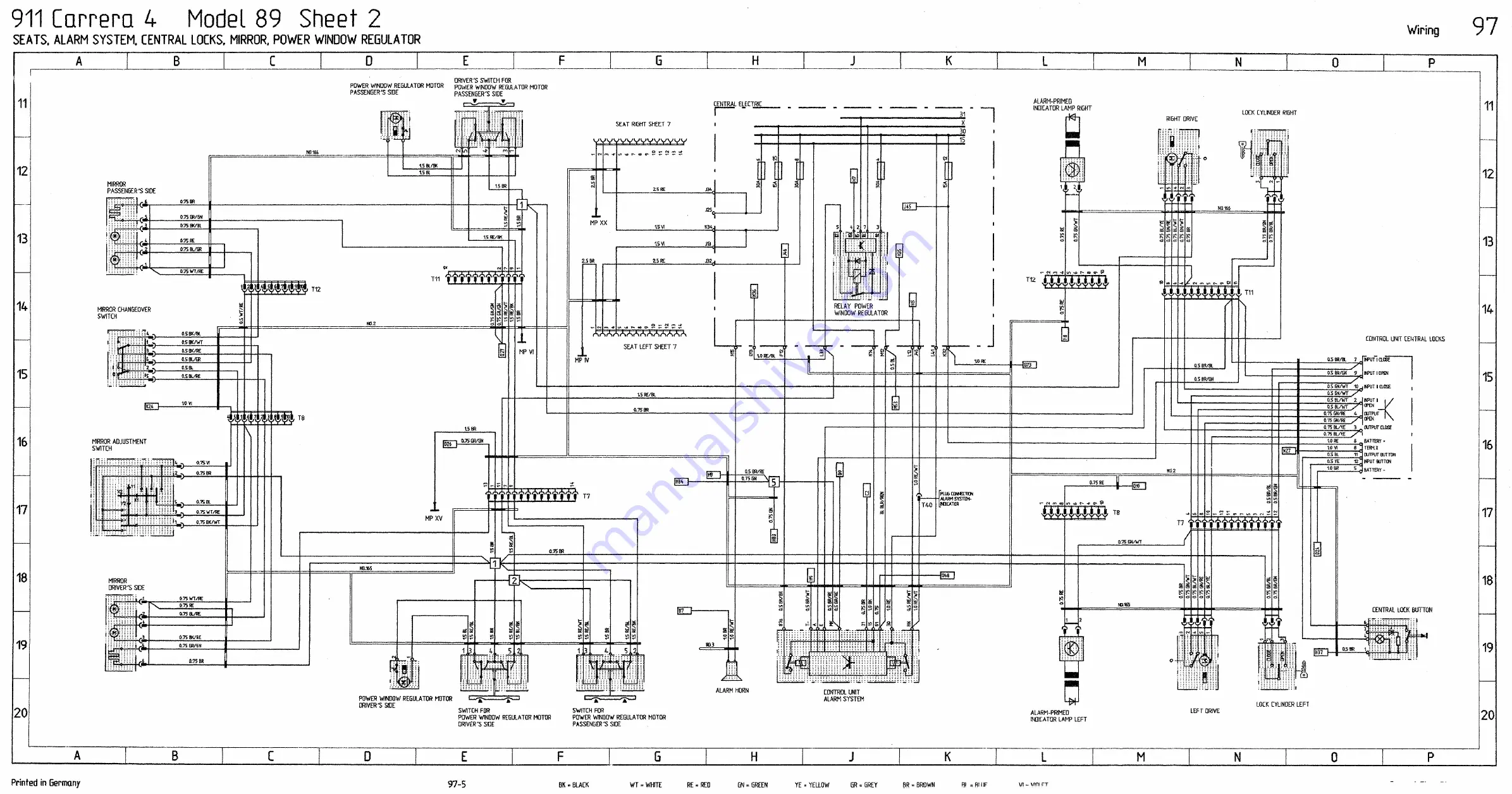 Porsche 911 - VOLUME 7 ELECTRICS WIRING DIAGRAMS Скачать руководство пользователя страница 13