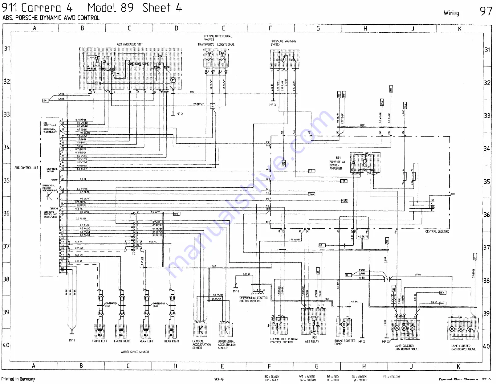 Porsche 911 - VOLUME 7 ELECTRICS WIRING DIAGRAMS Workshop Manual Download Page 15